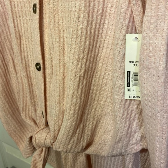 SOLD 2 NWT No Boundaries Tie-Front Tops Size XXL/XXXL - Picture 6 of 9